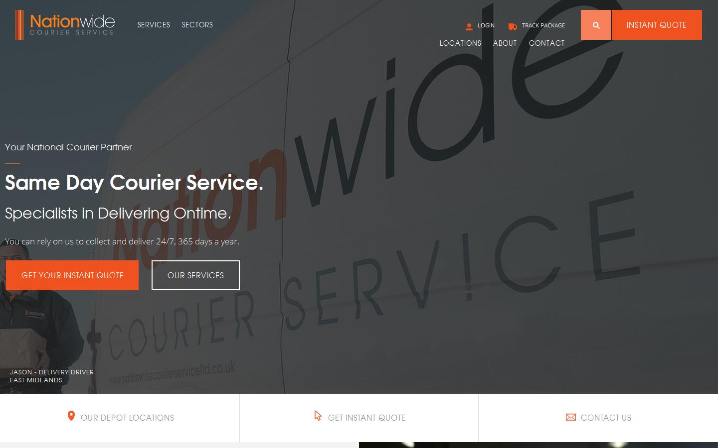 Nationwide Courier Service Ltd Website