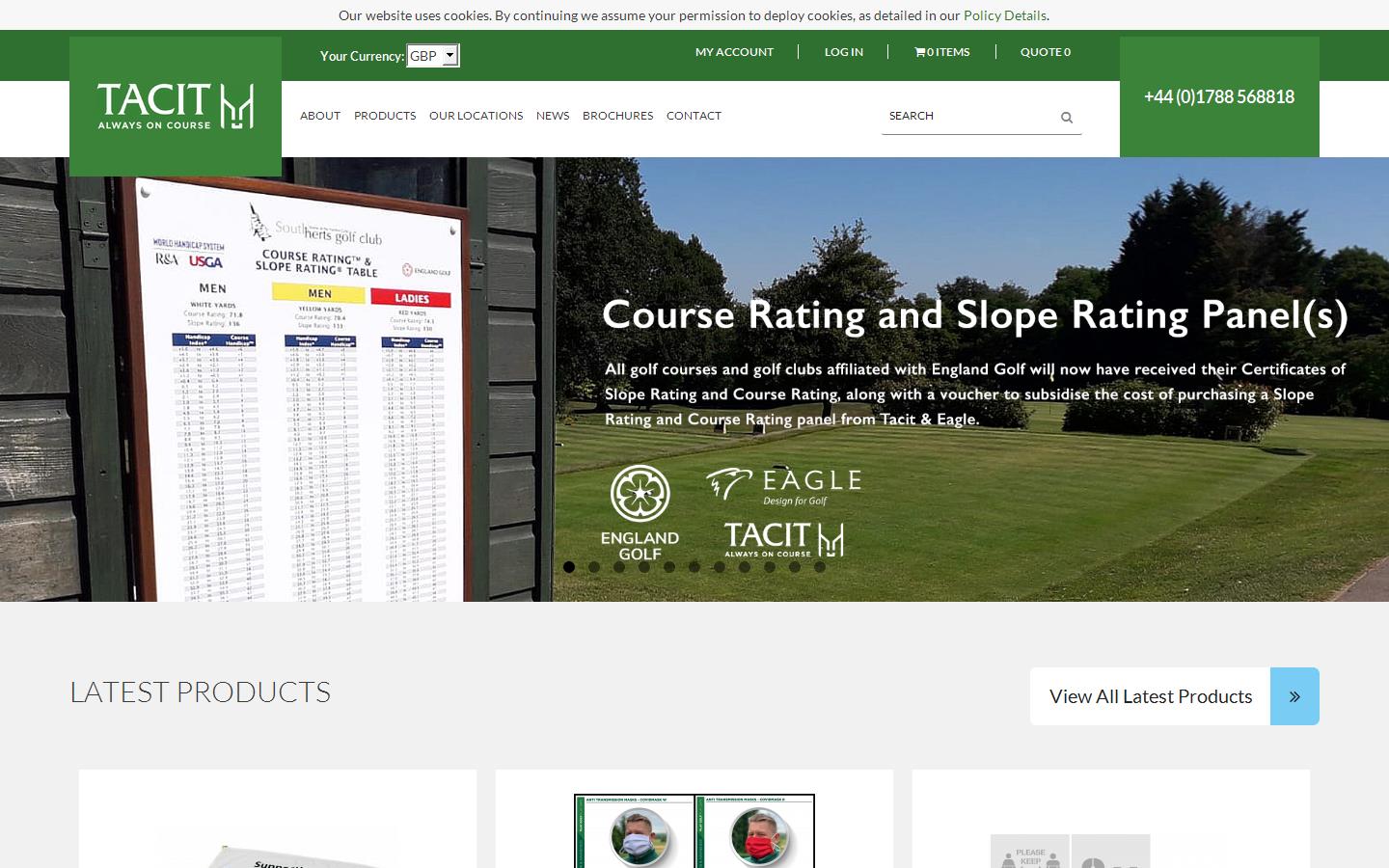 Tacit Golf Website