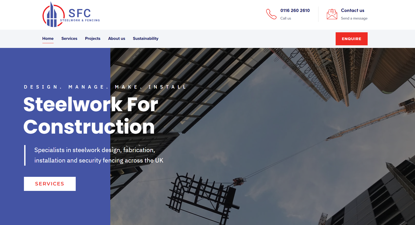 SFC Midlands Ltd Website