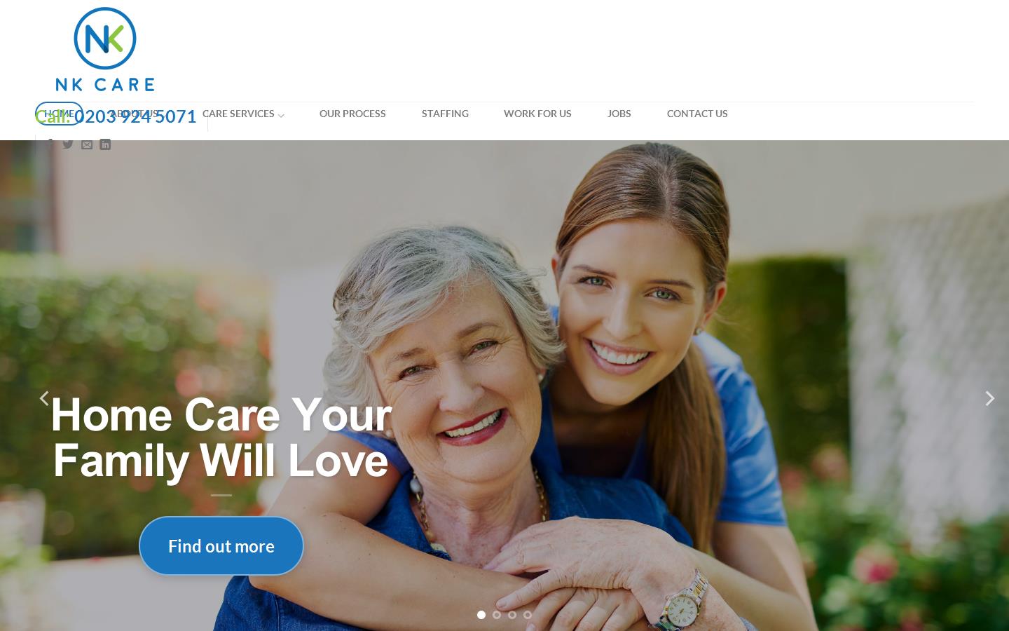 NK Care Limited Website