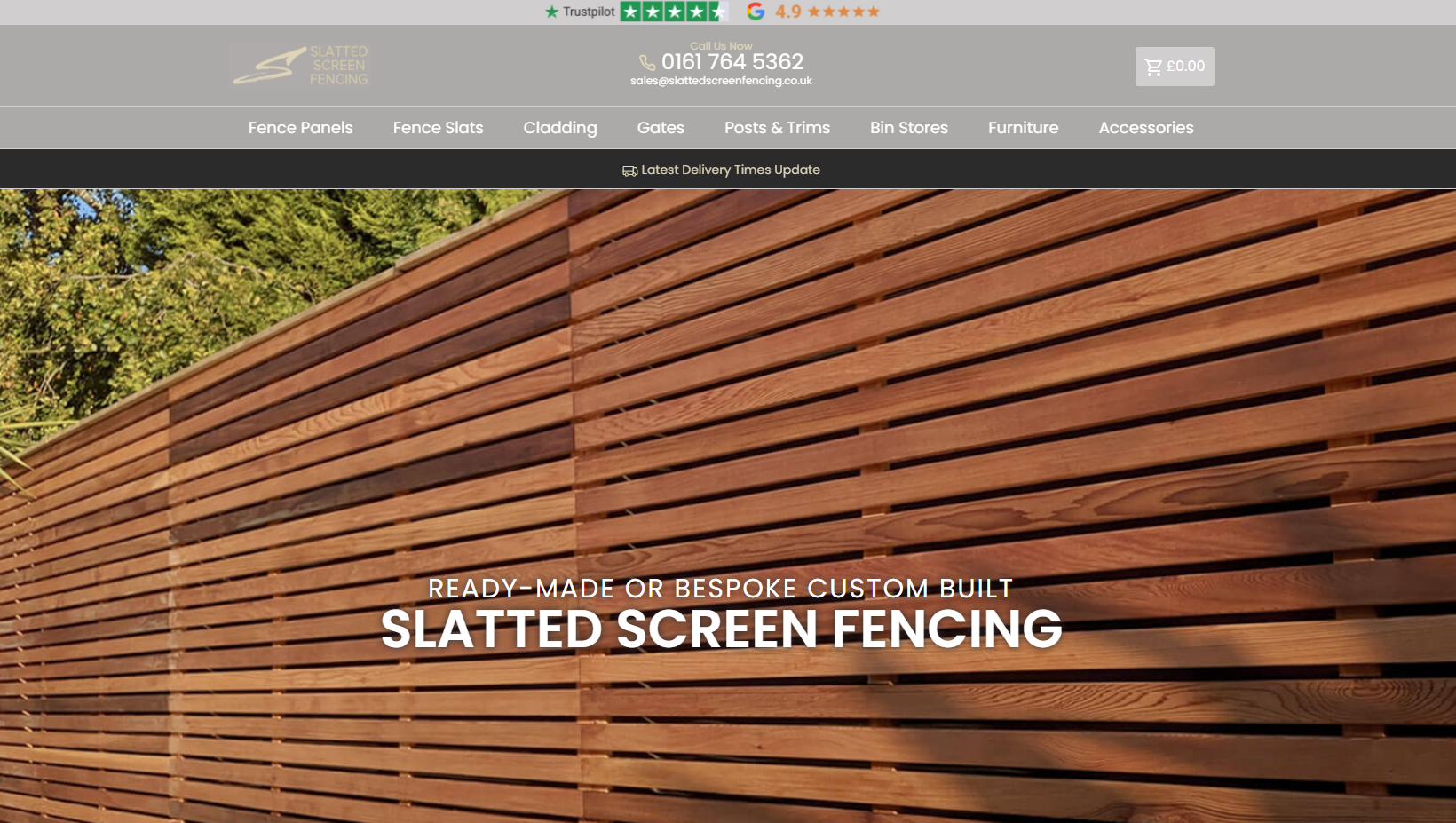 Slatted Screen Fencing Website