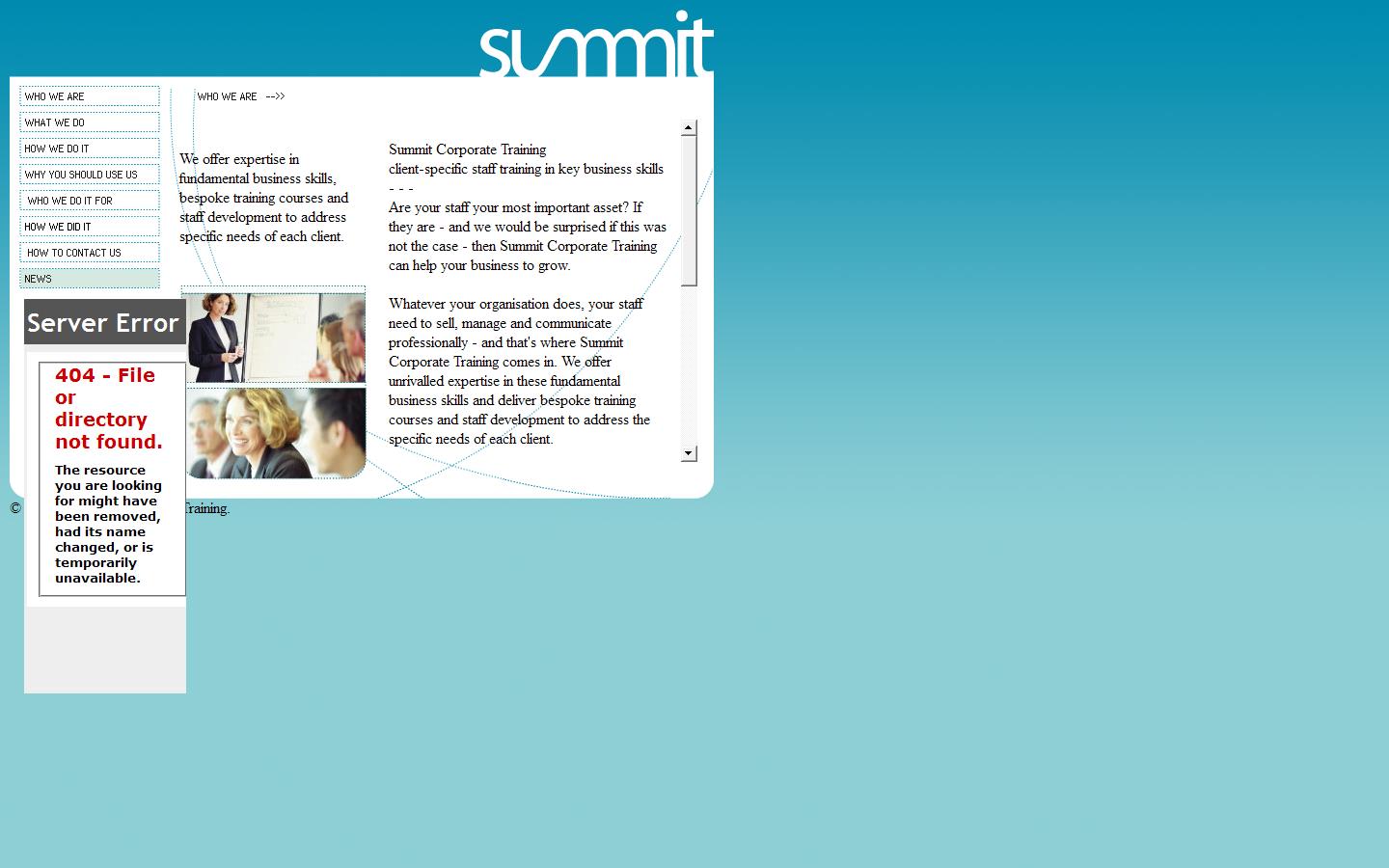 Summit Corporate Training Website