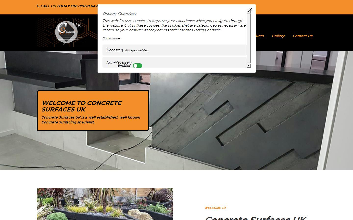 Concrete Surfaces UK Website