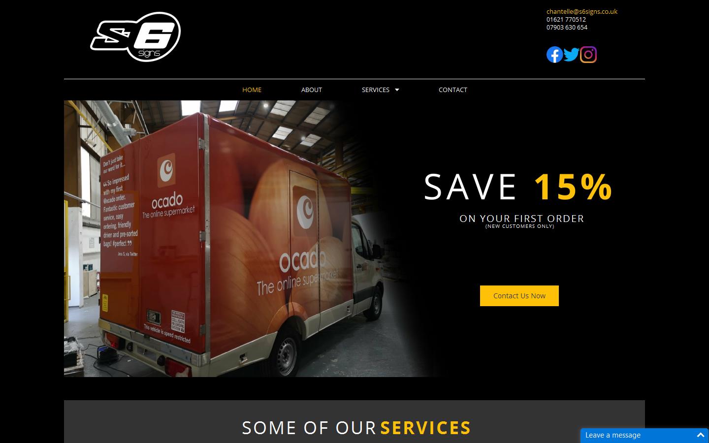 S6 Signs  Website