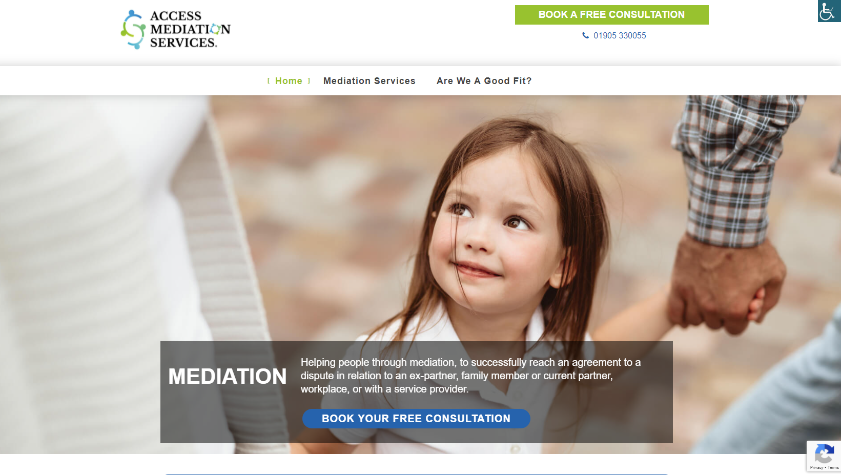 Access Mediation Services  Website