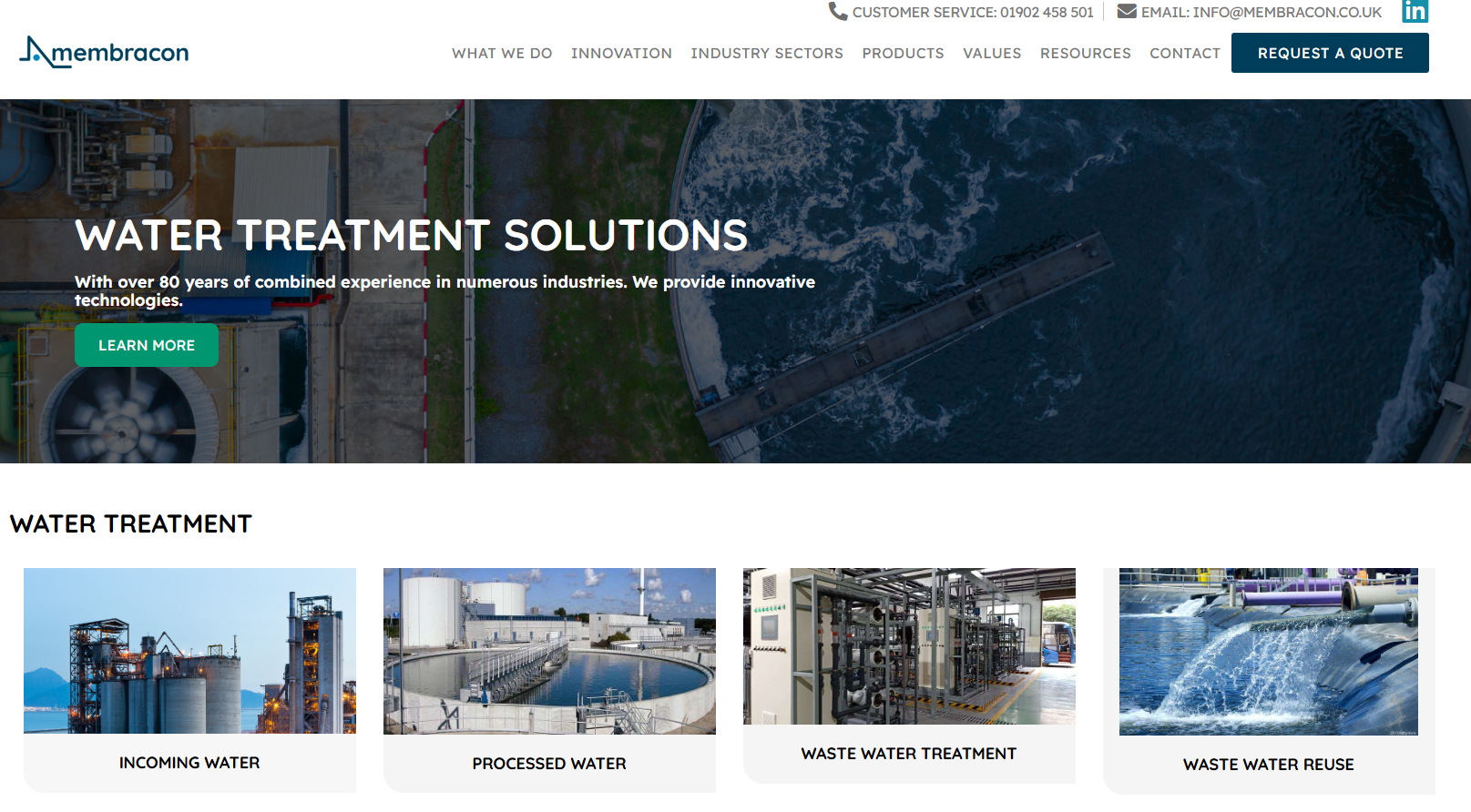 Membracon (UK) Ltd  Website