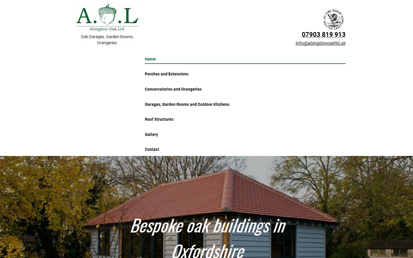 Abingdon Oak Ltd Website