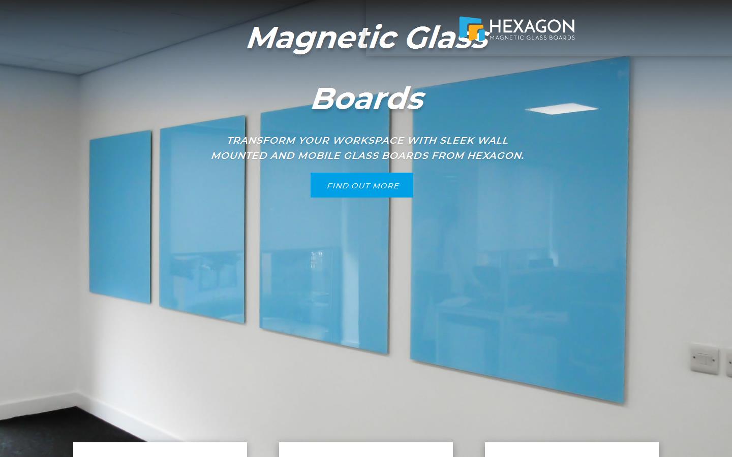 Hexagon Glass Boards Website