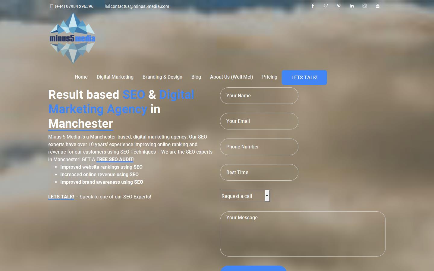 Digital Marketing Agency Manchester Website