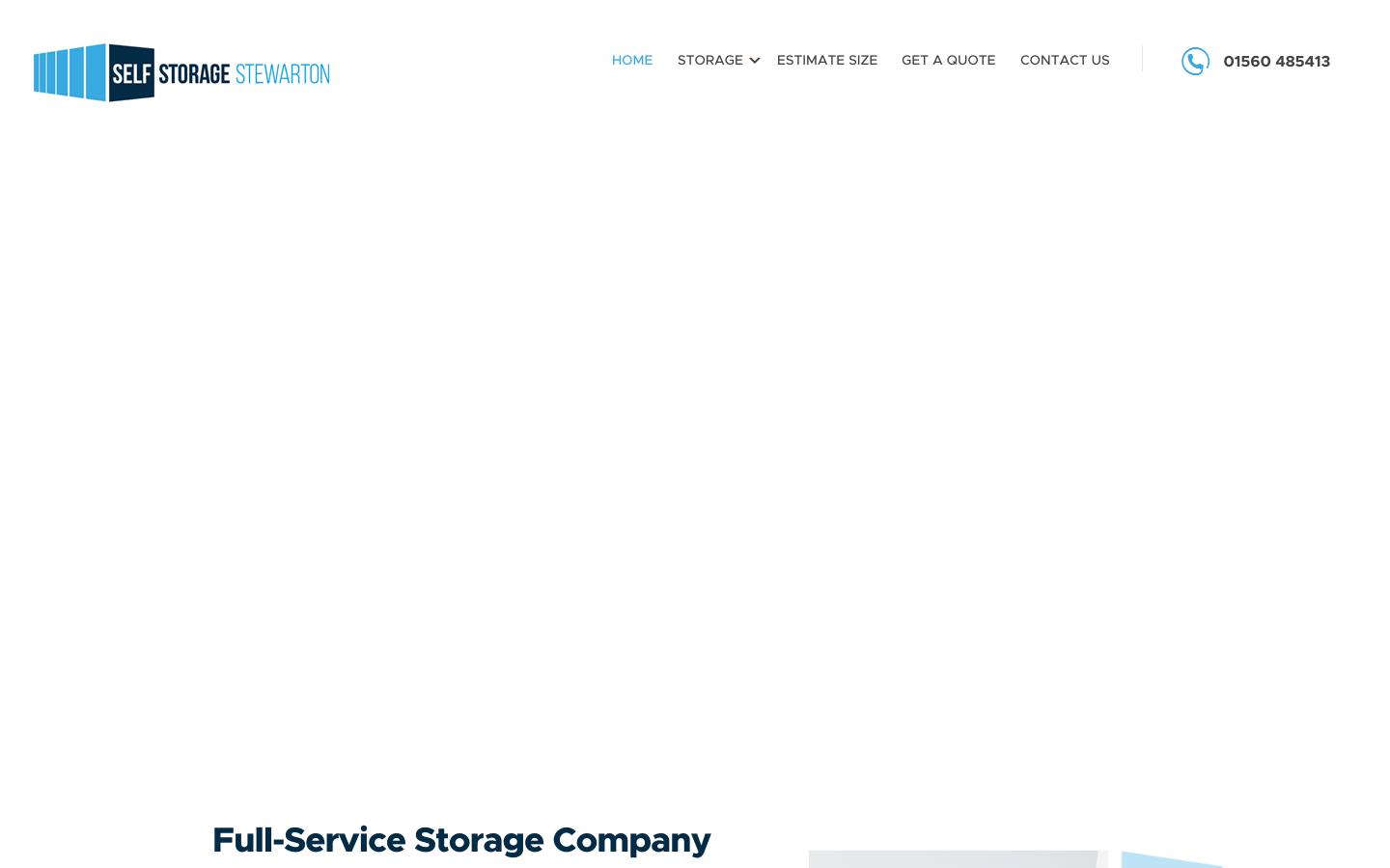 Self storage stewarton Website