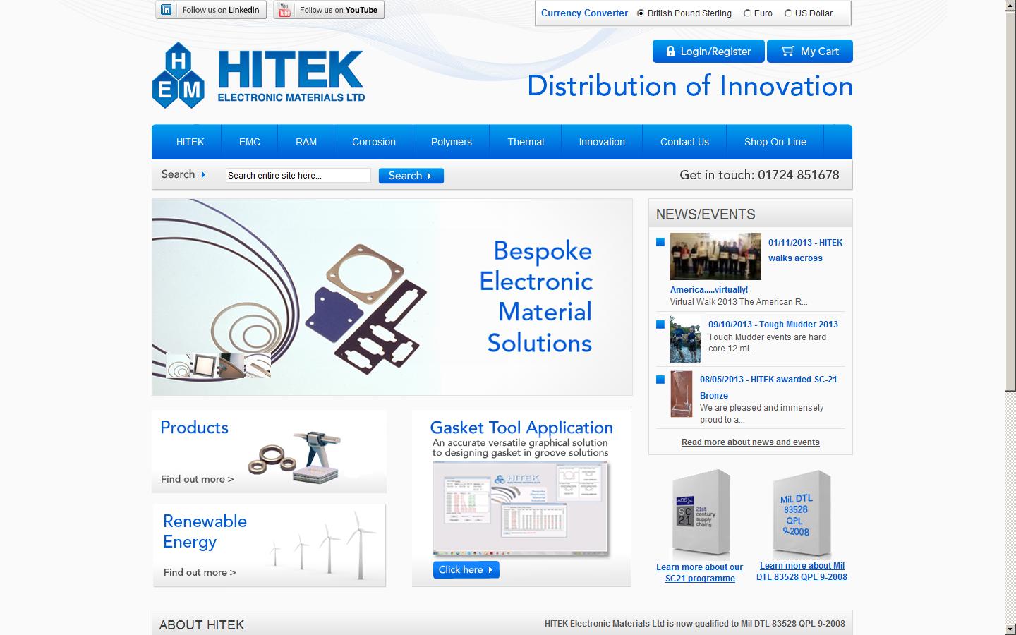 Hitek Electronics Materials Ltd Website
