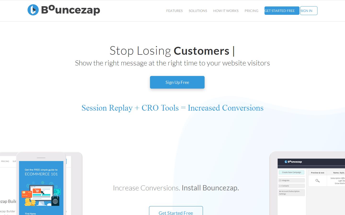 Bouncezap Website
