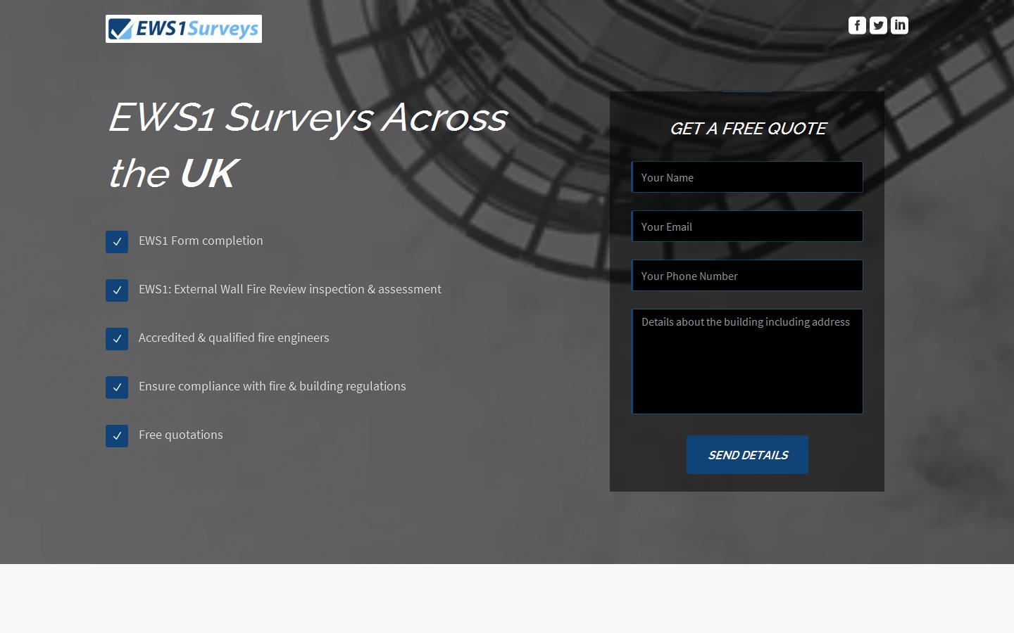EWS1 Surveys Website