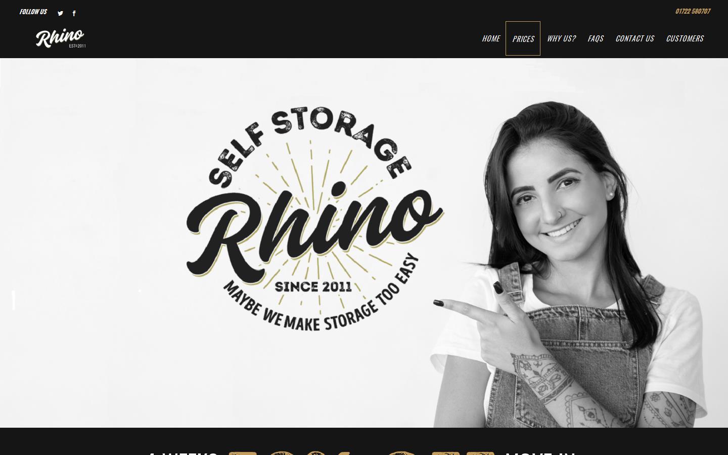 Rhino Storage Salisbury Website