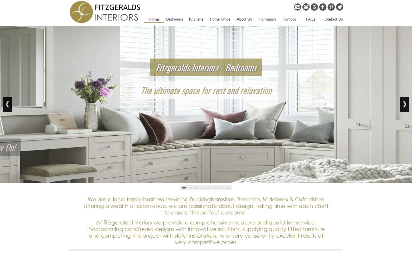 Fitzgeralds Interiors Website