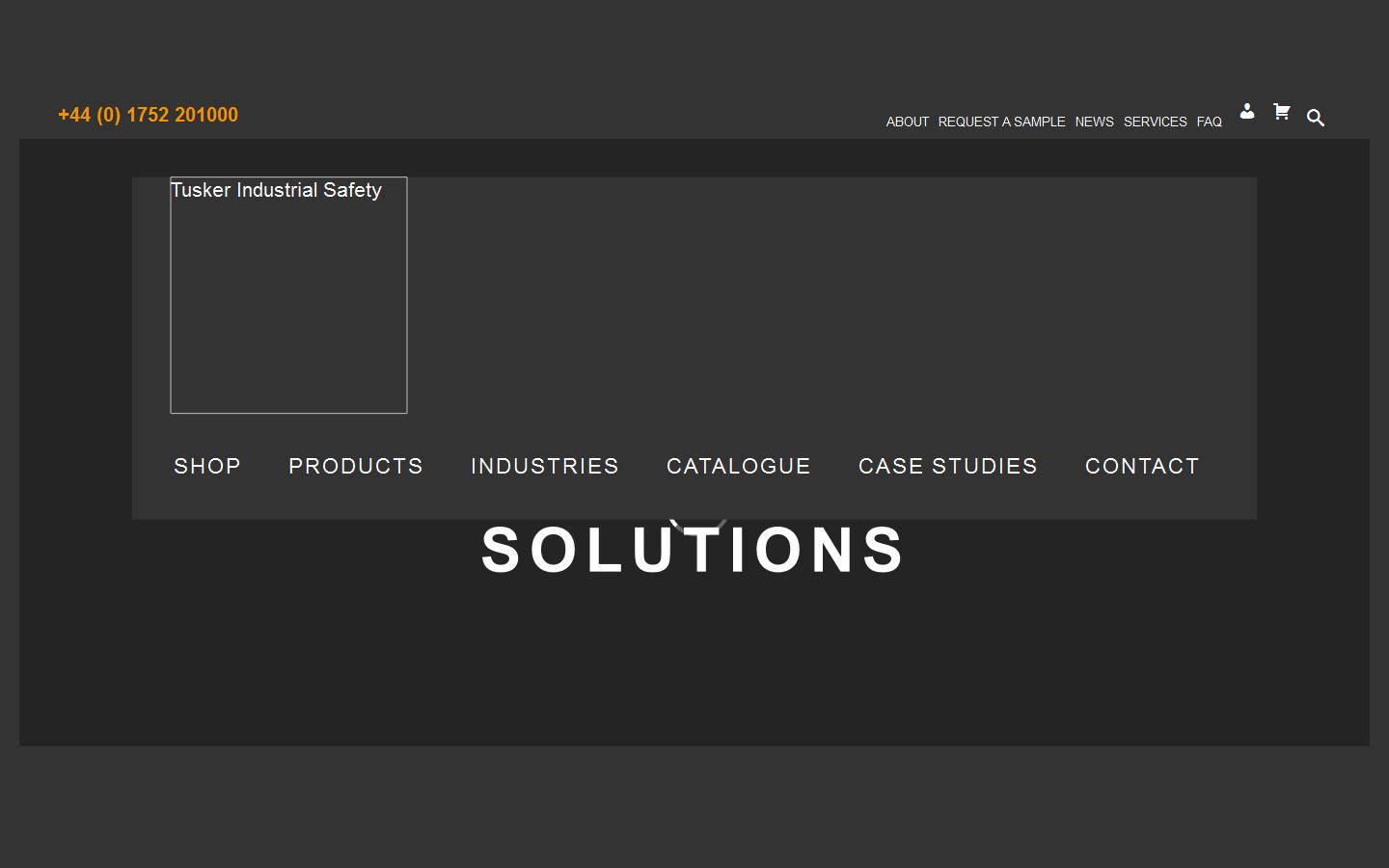 Tusker Industrial Safety Website