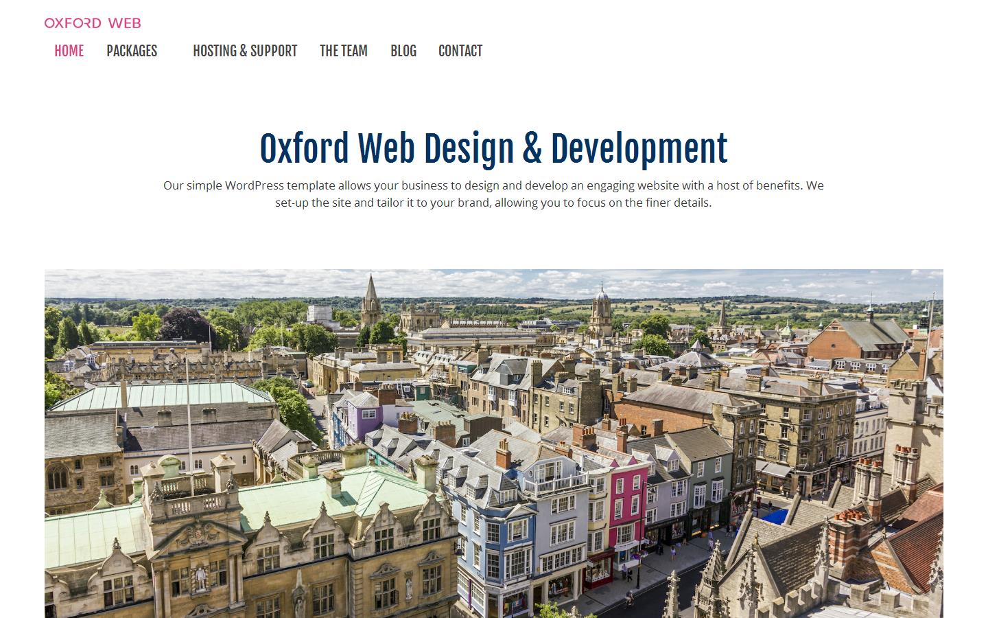 Oxford Web Website