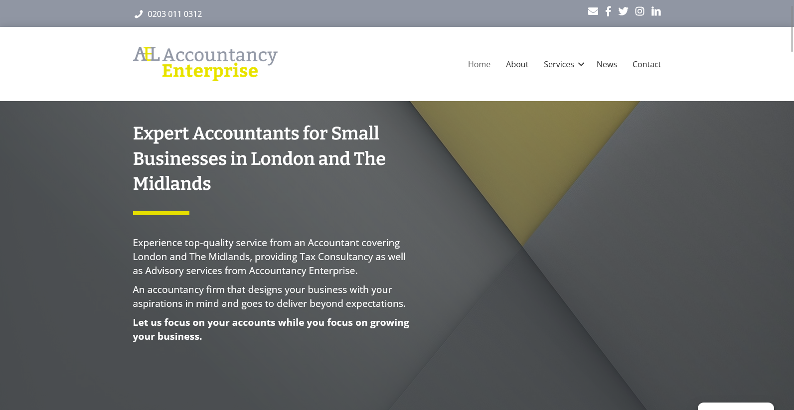 Accountancy Enterprise Ltd Website