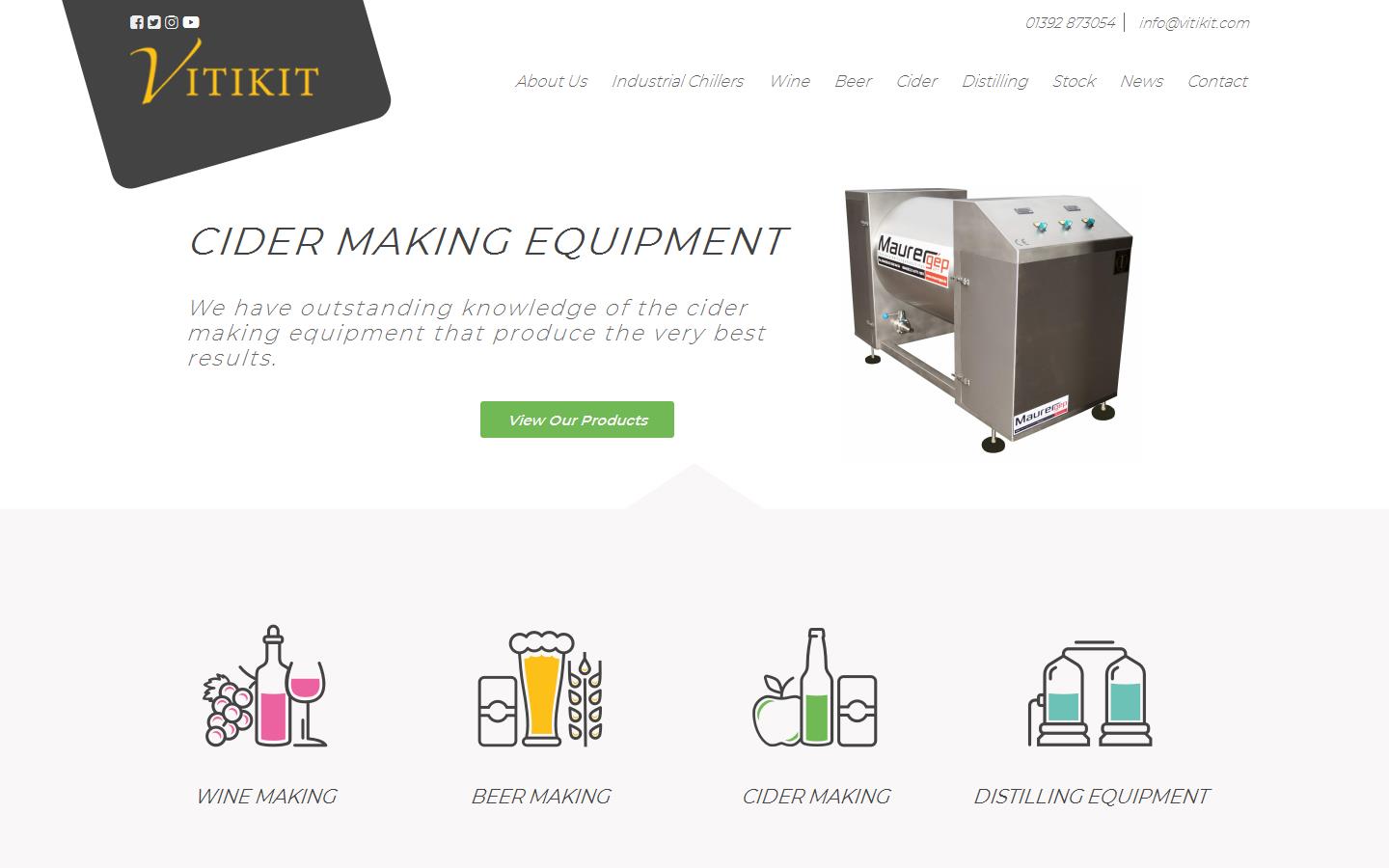 Vitikit Limited Website