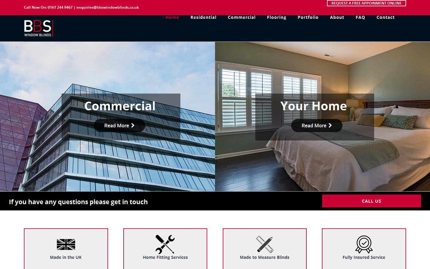 BBS Window Blinds Website