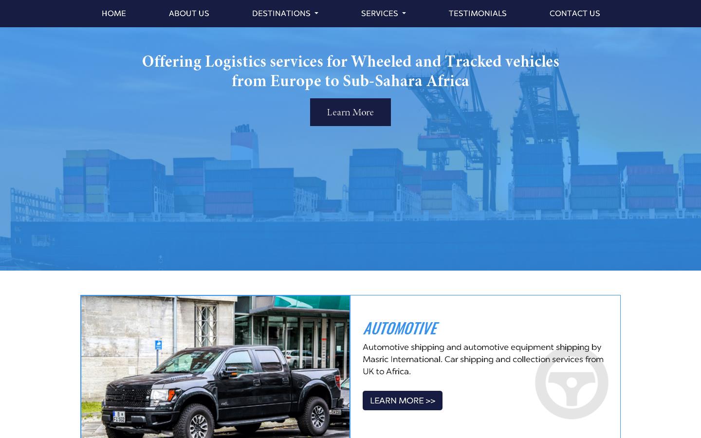 MASRIC INTERNATIONAL LTD Website