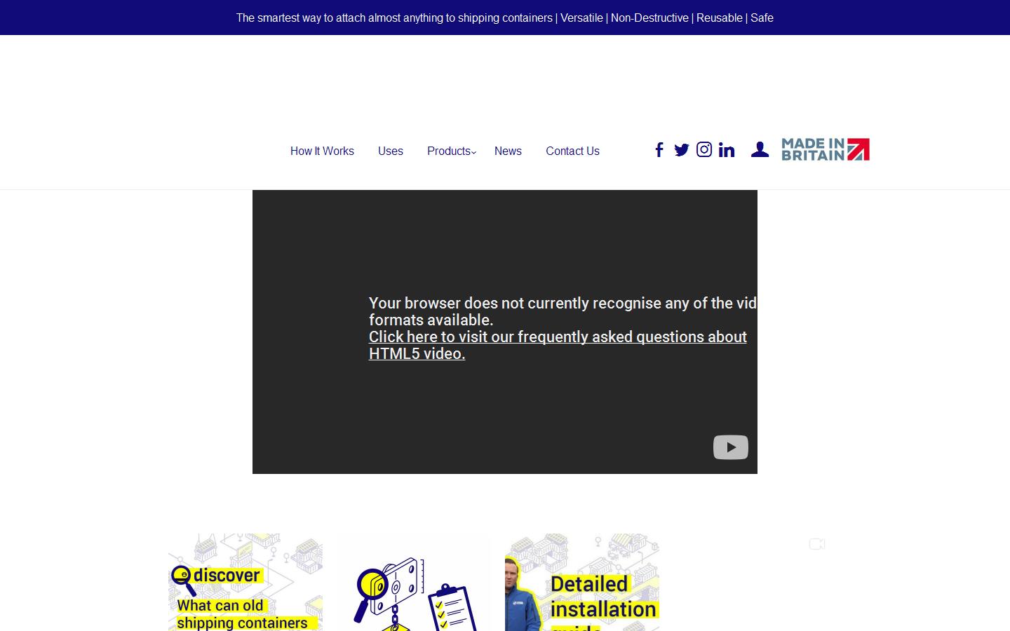 Domino Clamps Website