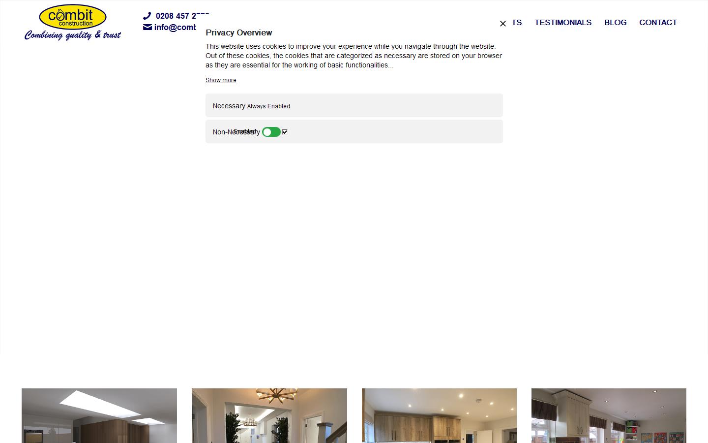 Combit Construction North London Website