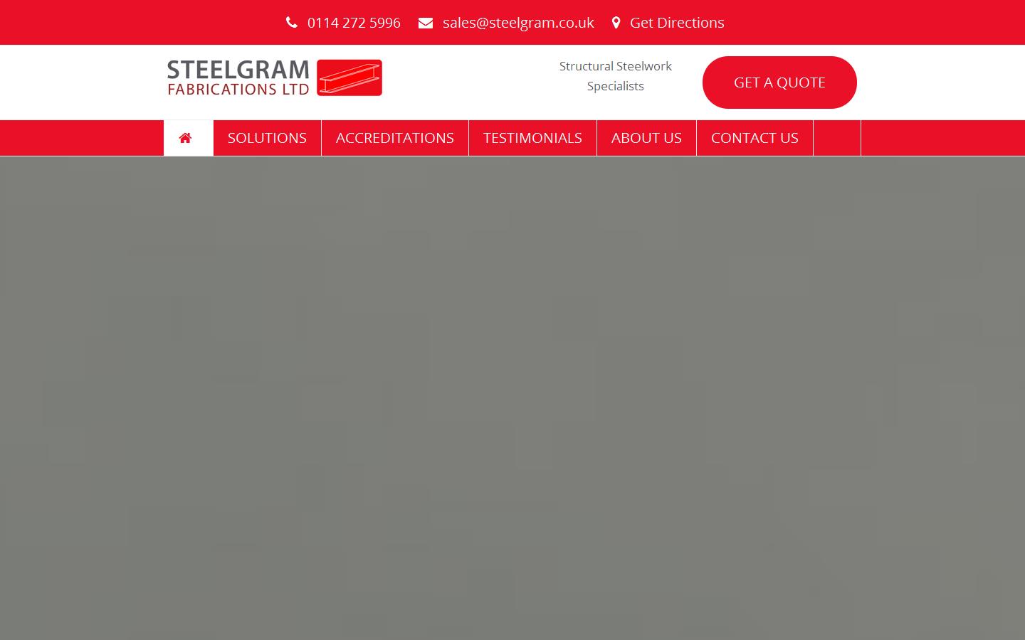 Steelgram Fabrications Website