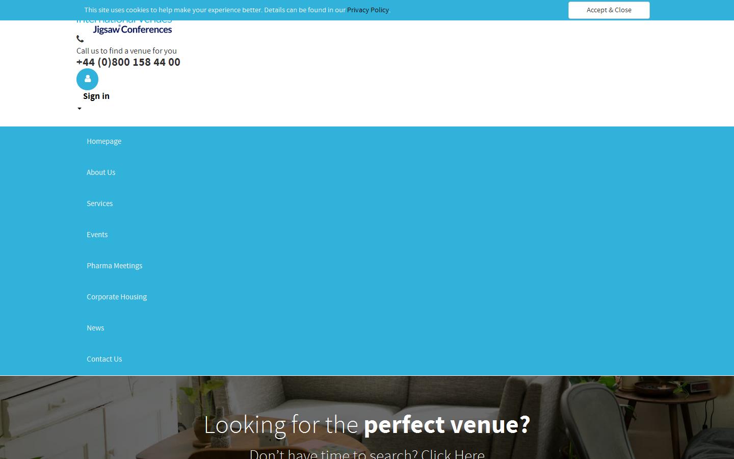 Jigsaw Conferences Website