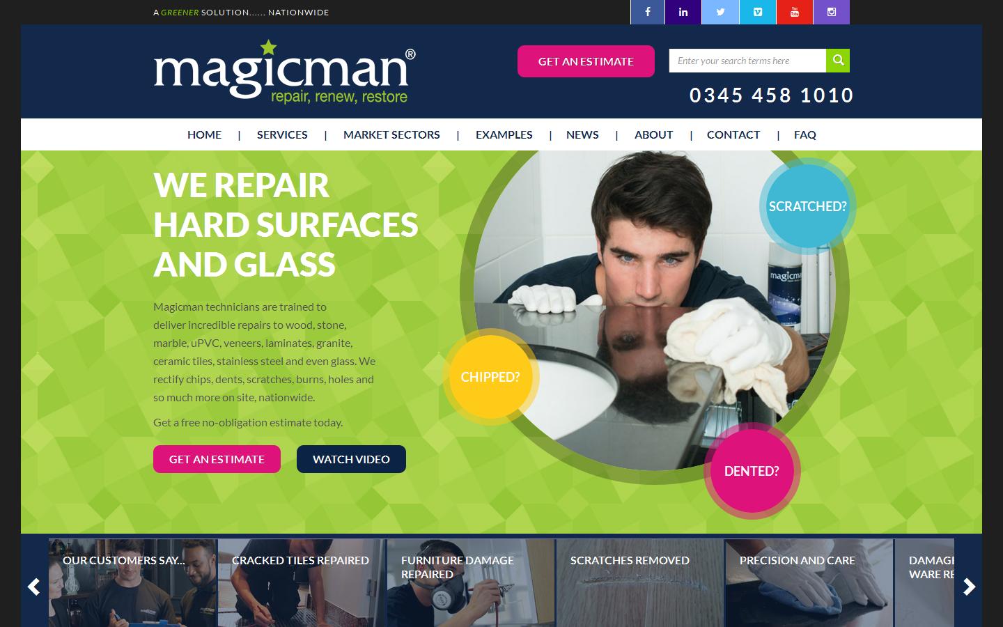 Magic Man Ltd Website