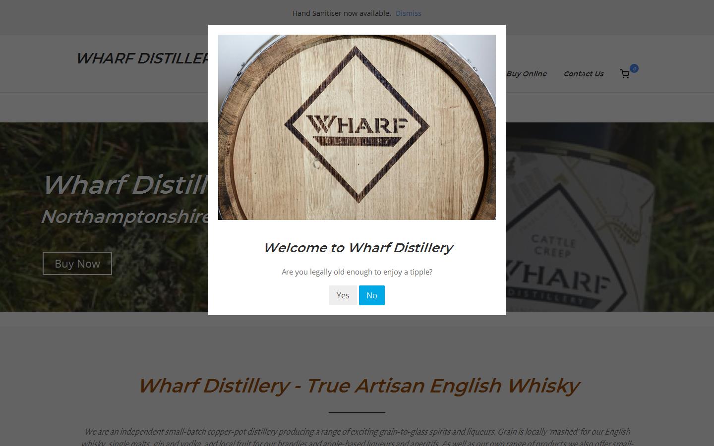 Wharf Distillery Website