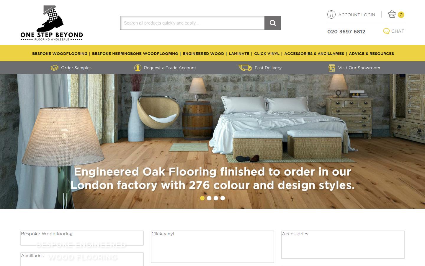 One Step Beyond Flooring Website