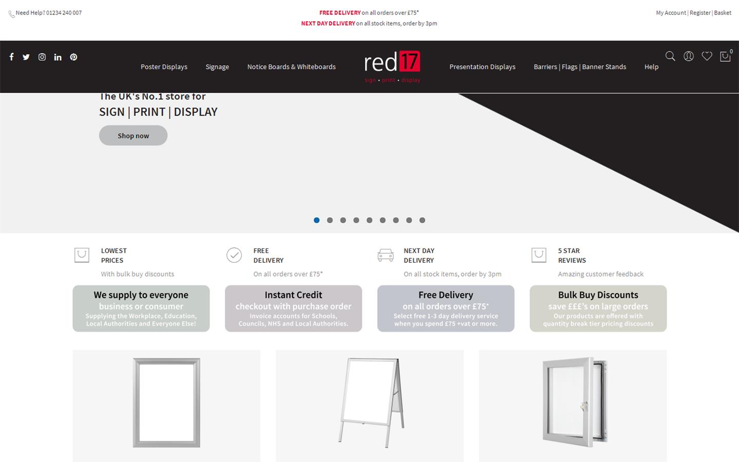 red17 limited Website