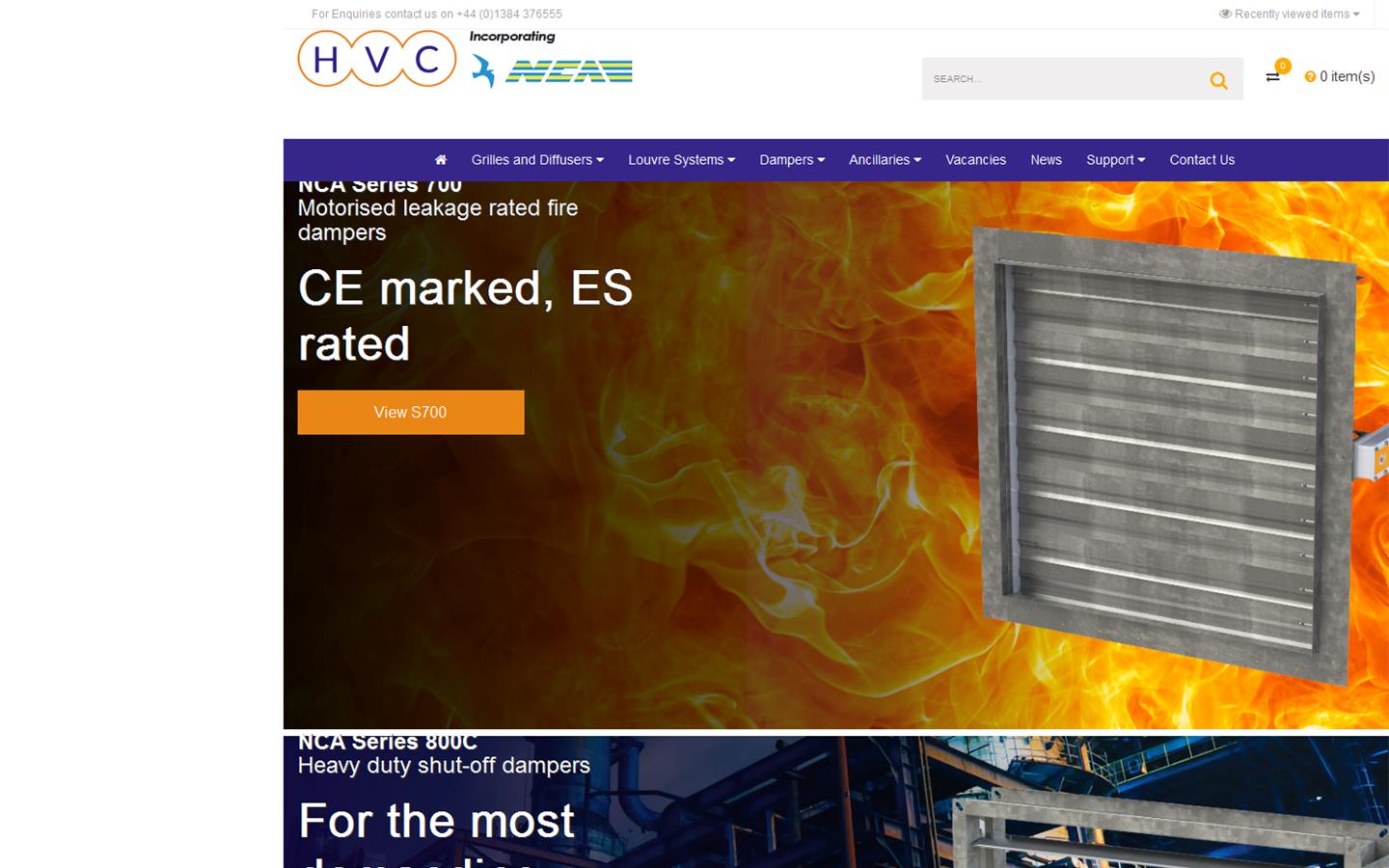 HVC Supplies Website