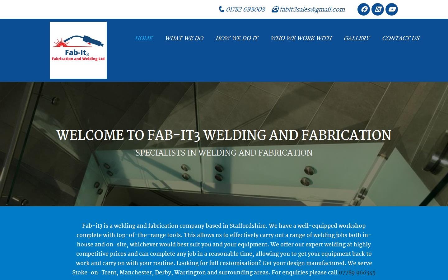 Fab-it3 Welding and Fabrication Ltd. Website