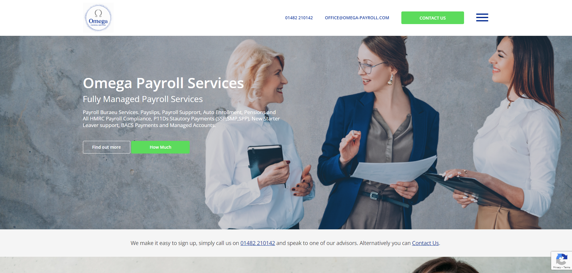 Omega Payroll Website