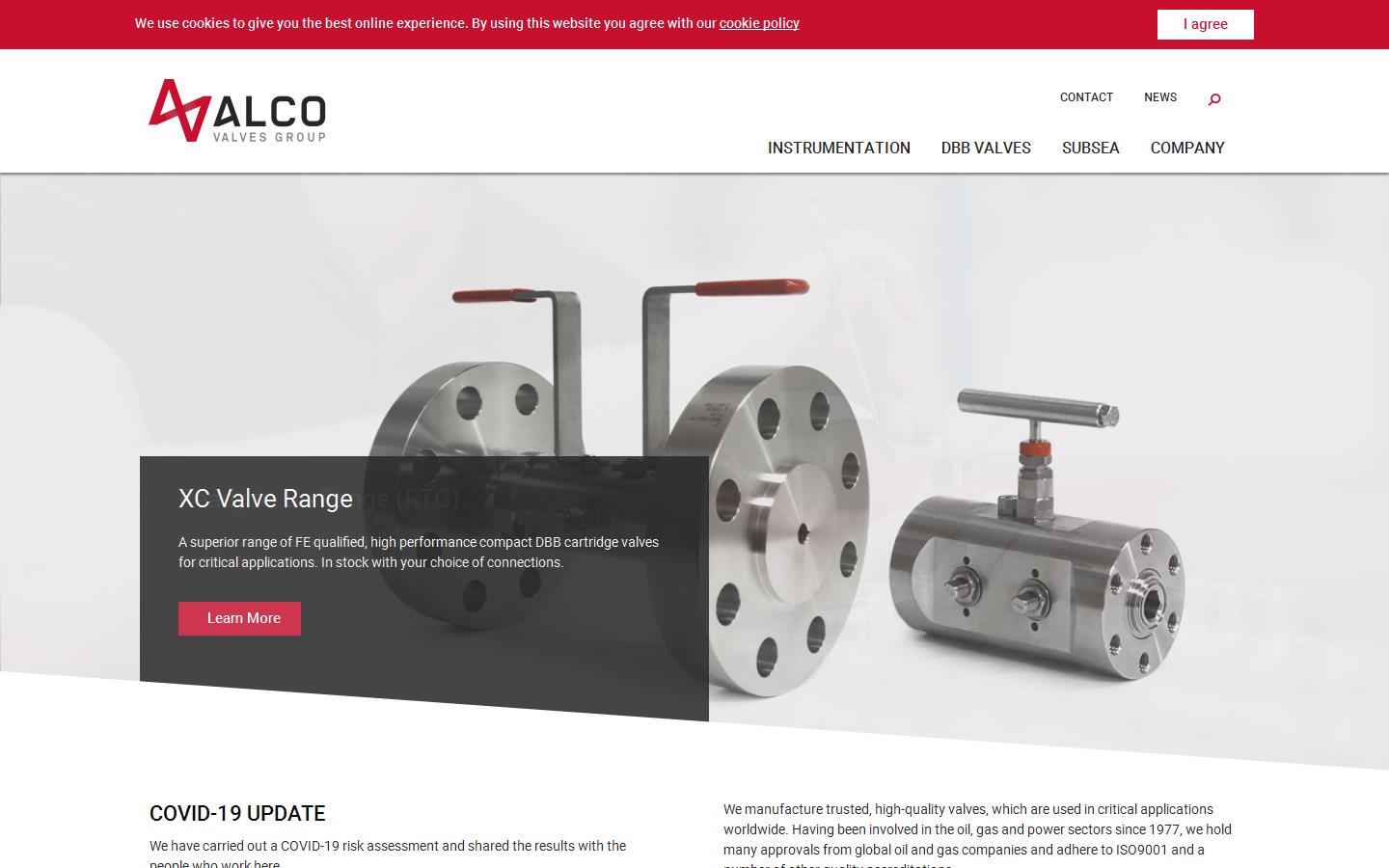 Alco Valves Group Website