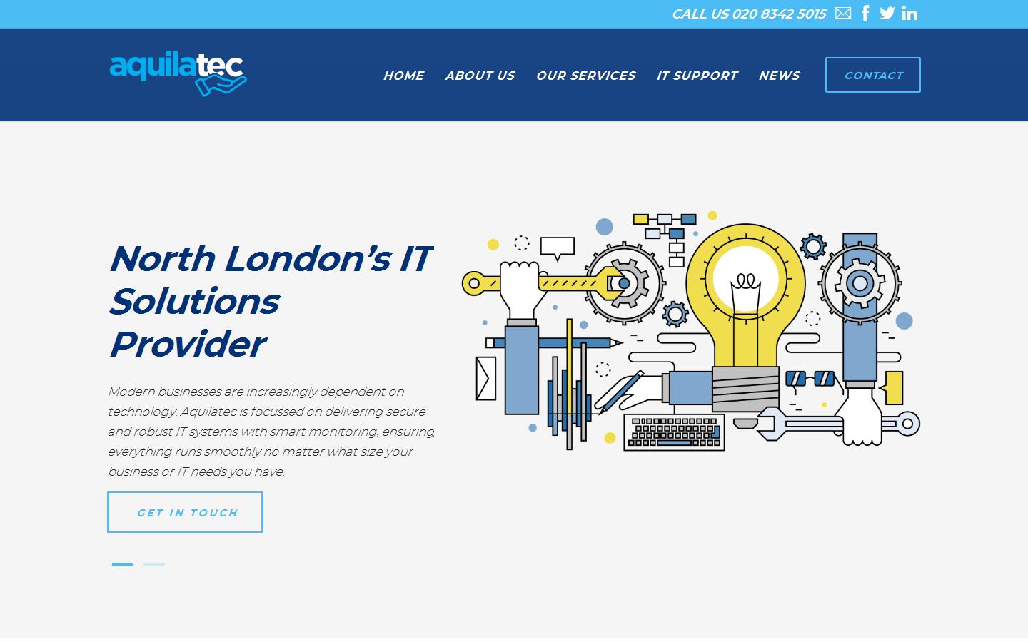 Aquilatec Ltd Website