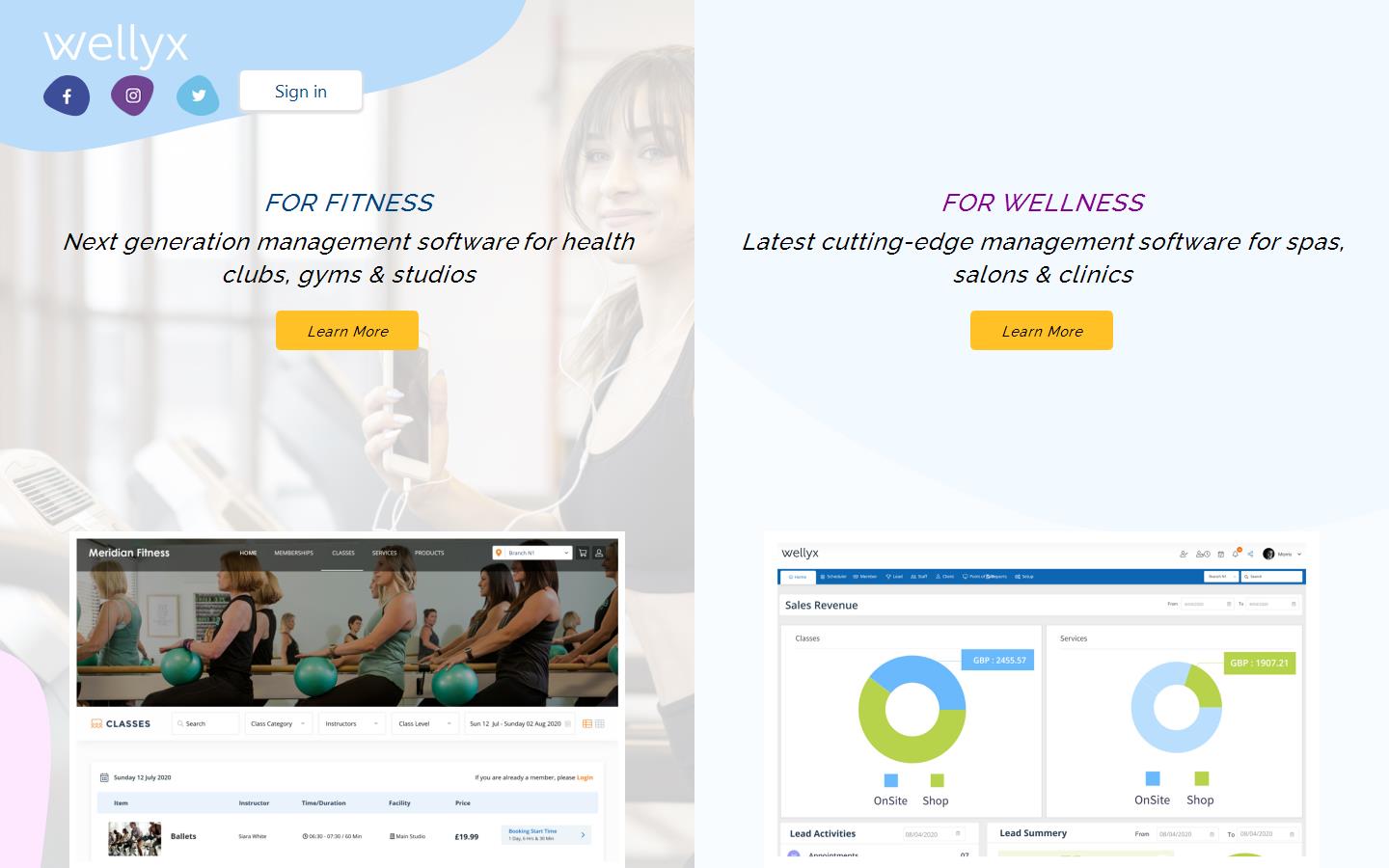 Wellyx Website