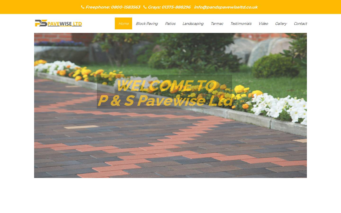 P&S Pavewise Ltd  Website