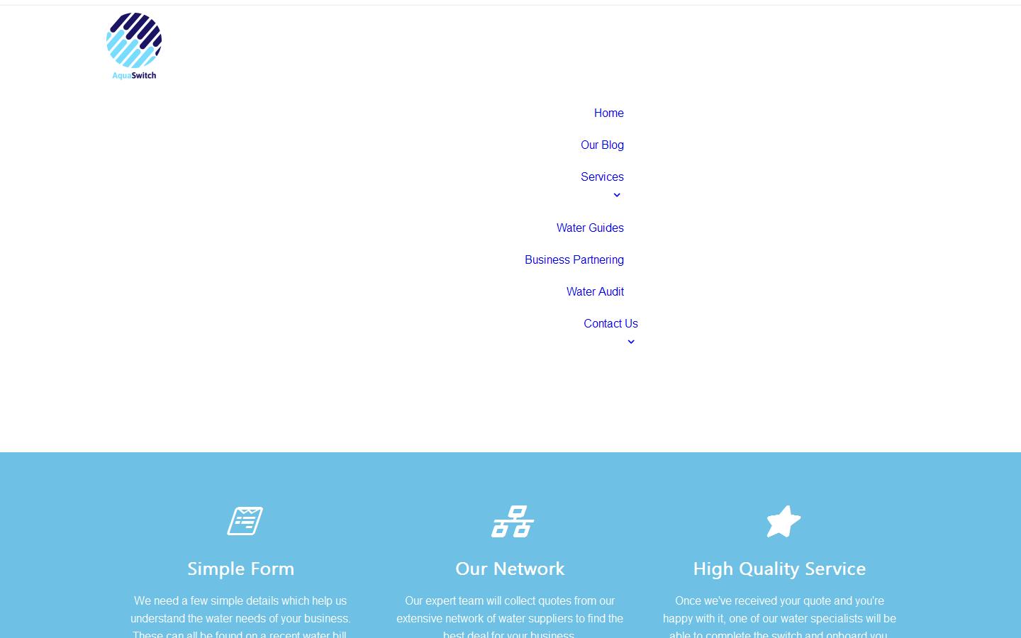 AquaSwitch Website