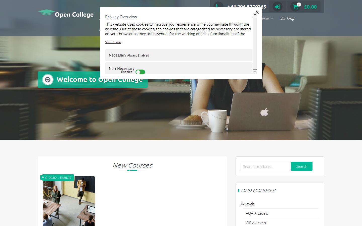 OC Learning Limited Website