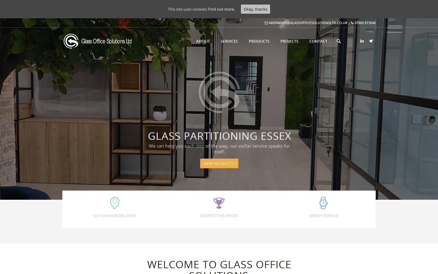 Glass Office Solutions Ltd Website