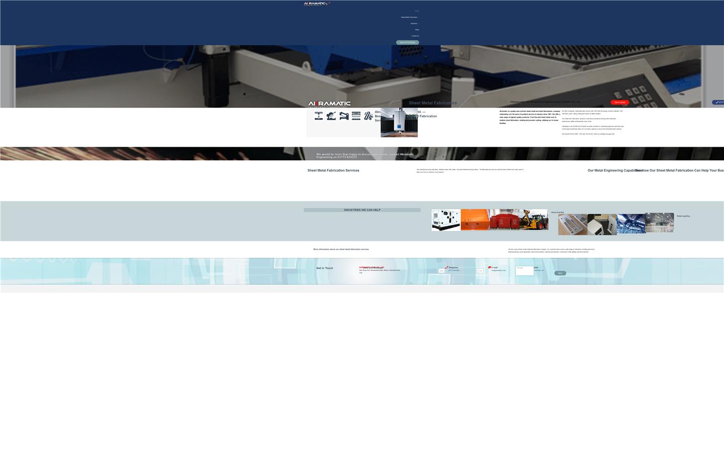 Akramatic Engineering Website