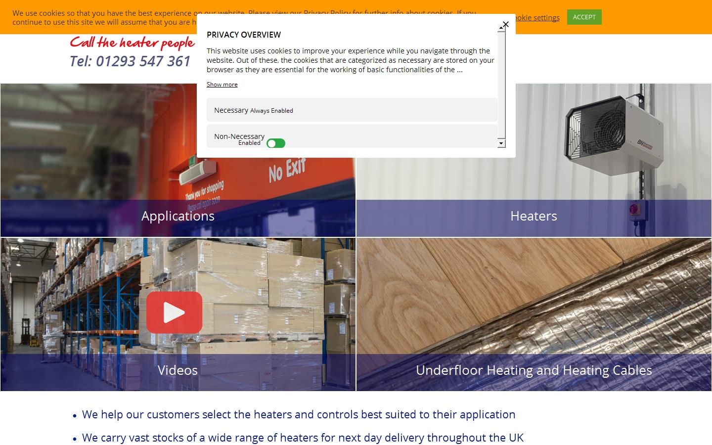 BN Thermic Ltd Website
