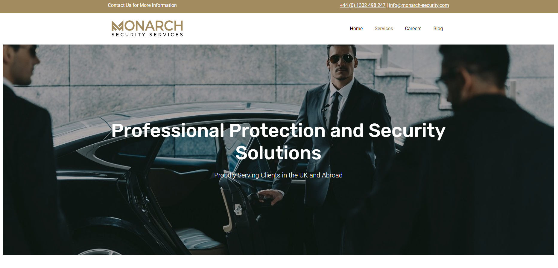 Monarch Security Services Ltd Website