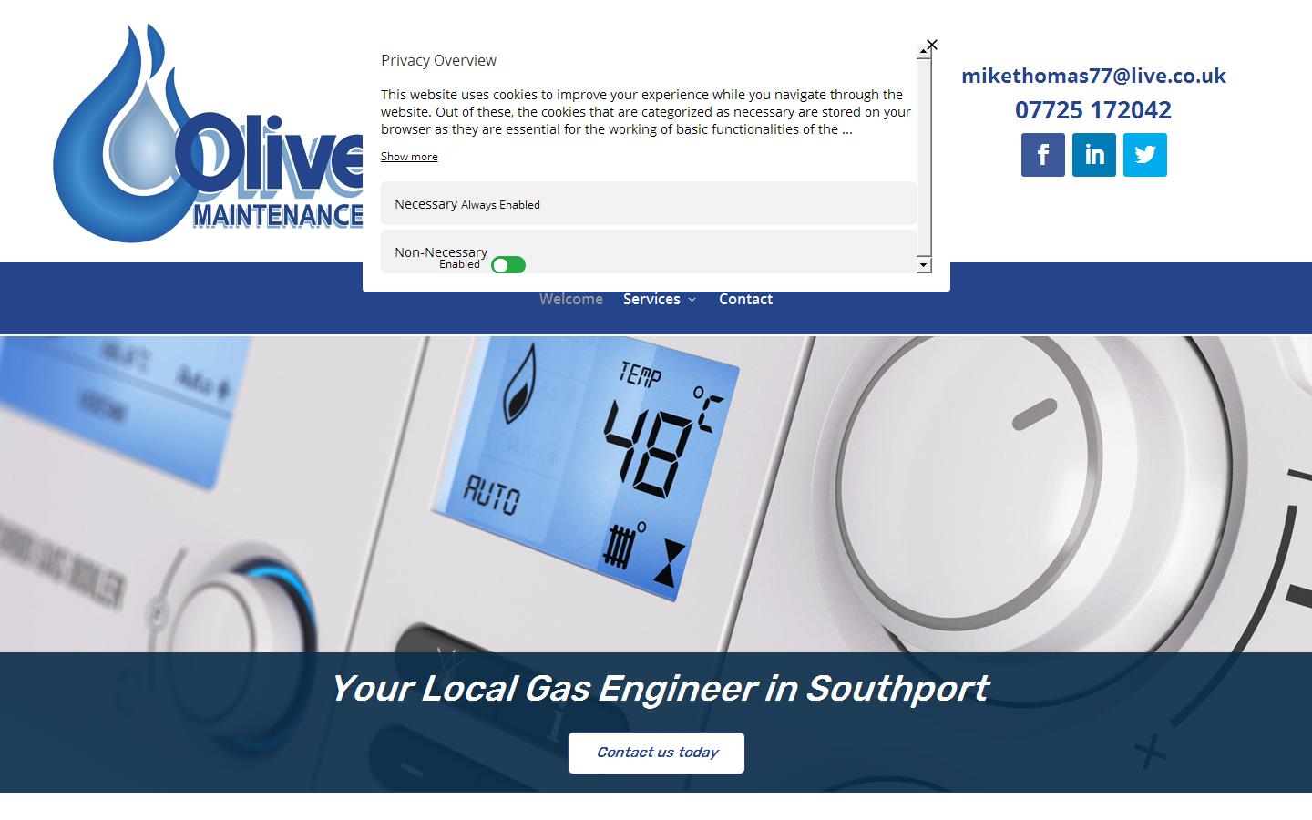 Olive Maintenance Website