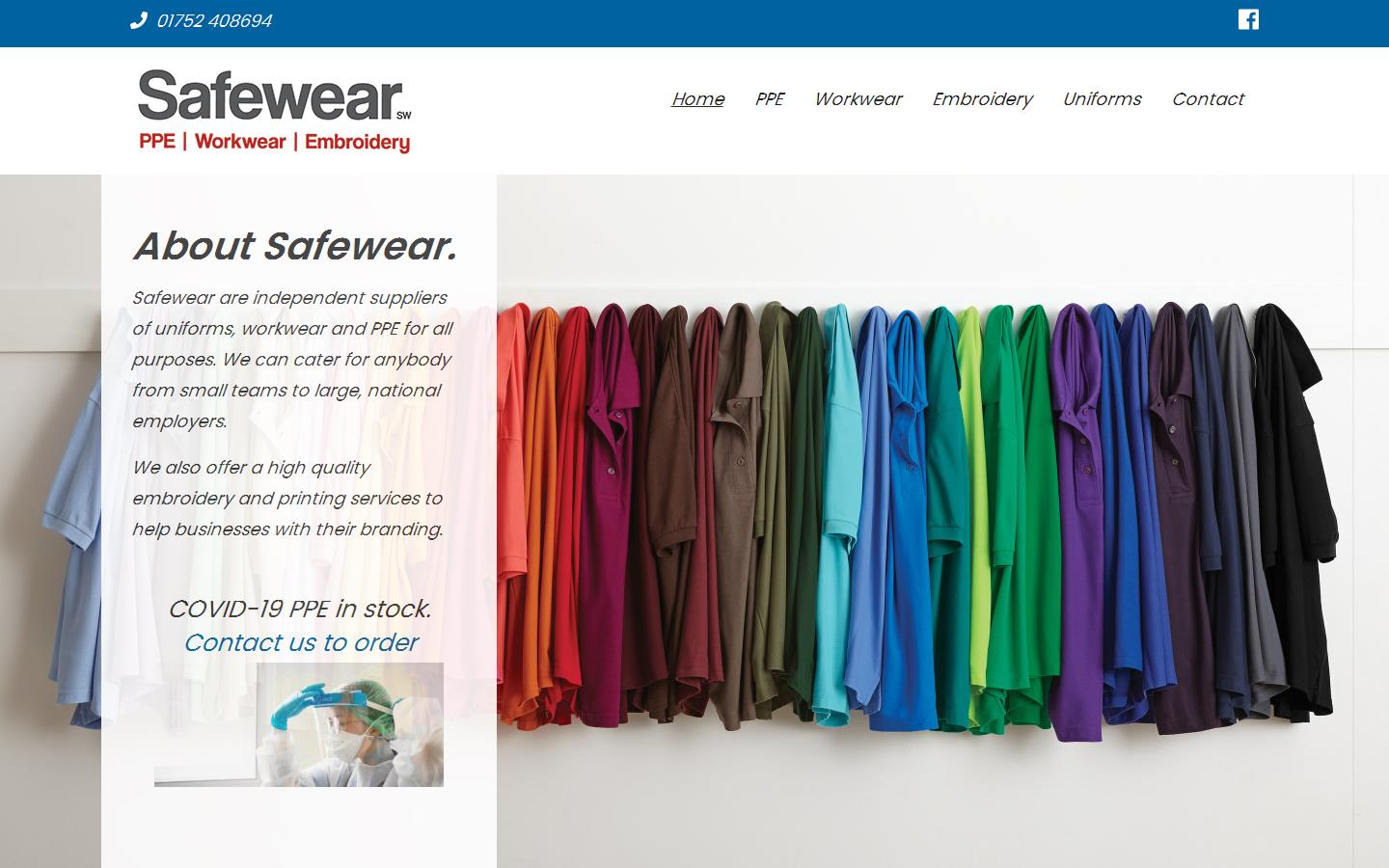 Safewear SW Ltd Website