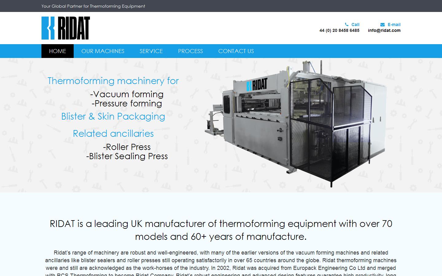 Ridat Company Website