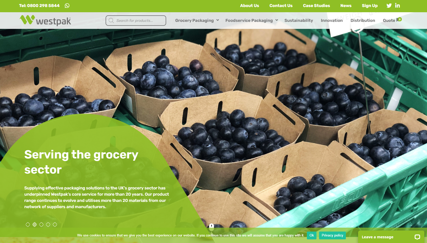 Westpak Group Ltd Website